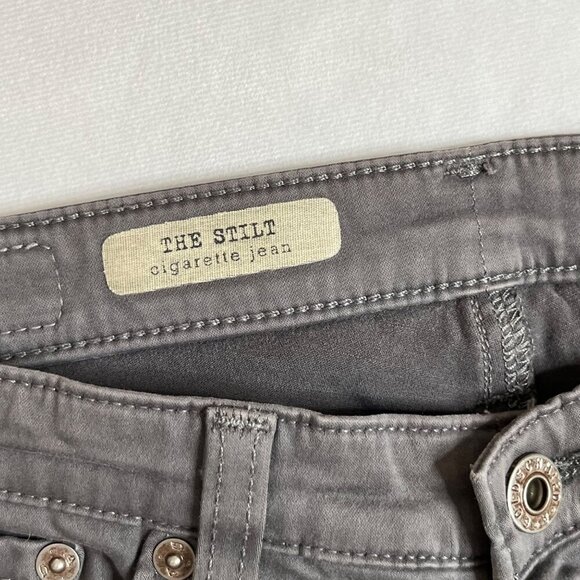 AG Adriano Goldschmied The Stilt Skinny Jeans Dark Gray‎ Size 27 - Picture 4 of 8